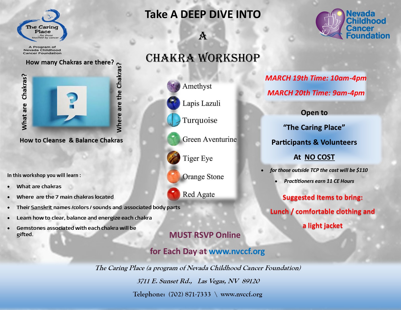 Chakra workshop-MARCH 26